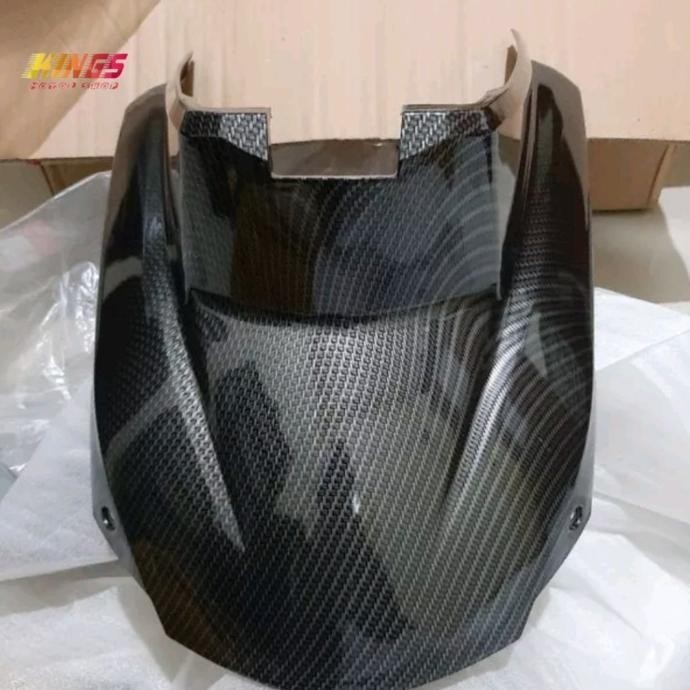 Cover Mesin Bawah Jok Tutup Mesin Carbon Honda Beat Fi 2013 2016 Original