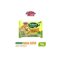 

RMY-SPM MIE SEDAAP INSTANT KUAH SOTO BAKED BAYAM & KUNYIT 76 G
