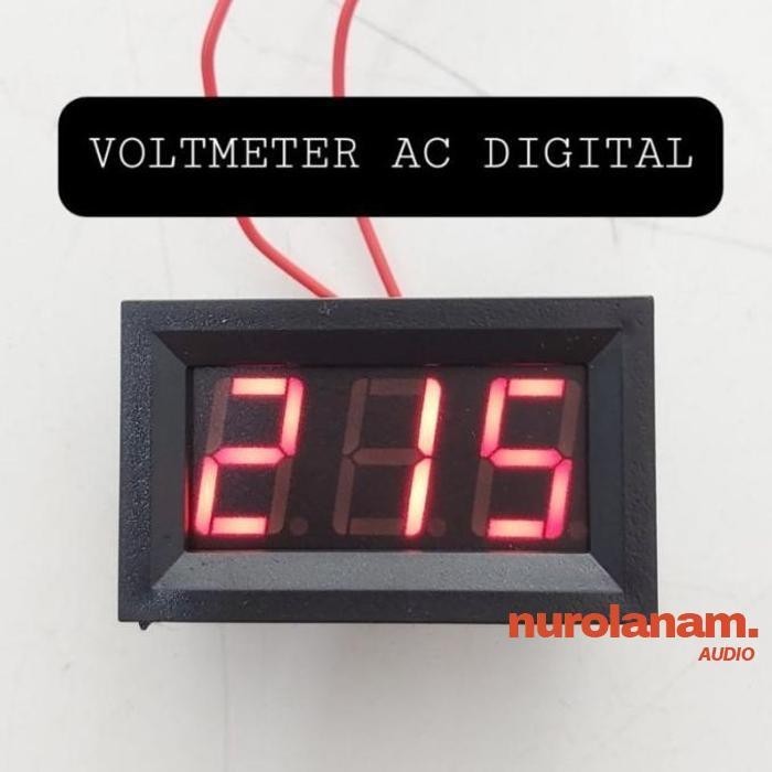 Voltmeter AC 220Volt DIGITAL nurolanam