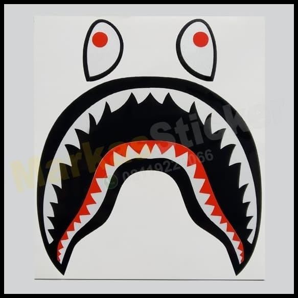 

TERBARU STICKER BAPE SHARK SINGLE !!!!