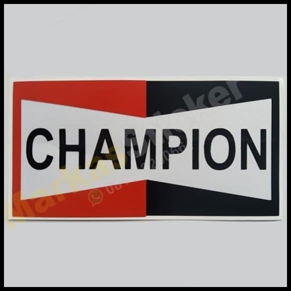 

BEST DEAL STIKER CHAMPION SPARK LOGO !!!!!!!