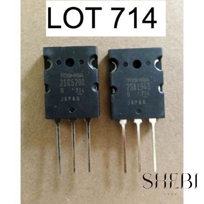 

Transistor TOSHIBA A1943 / C5200 KODE 714 shebi_shop