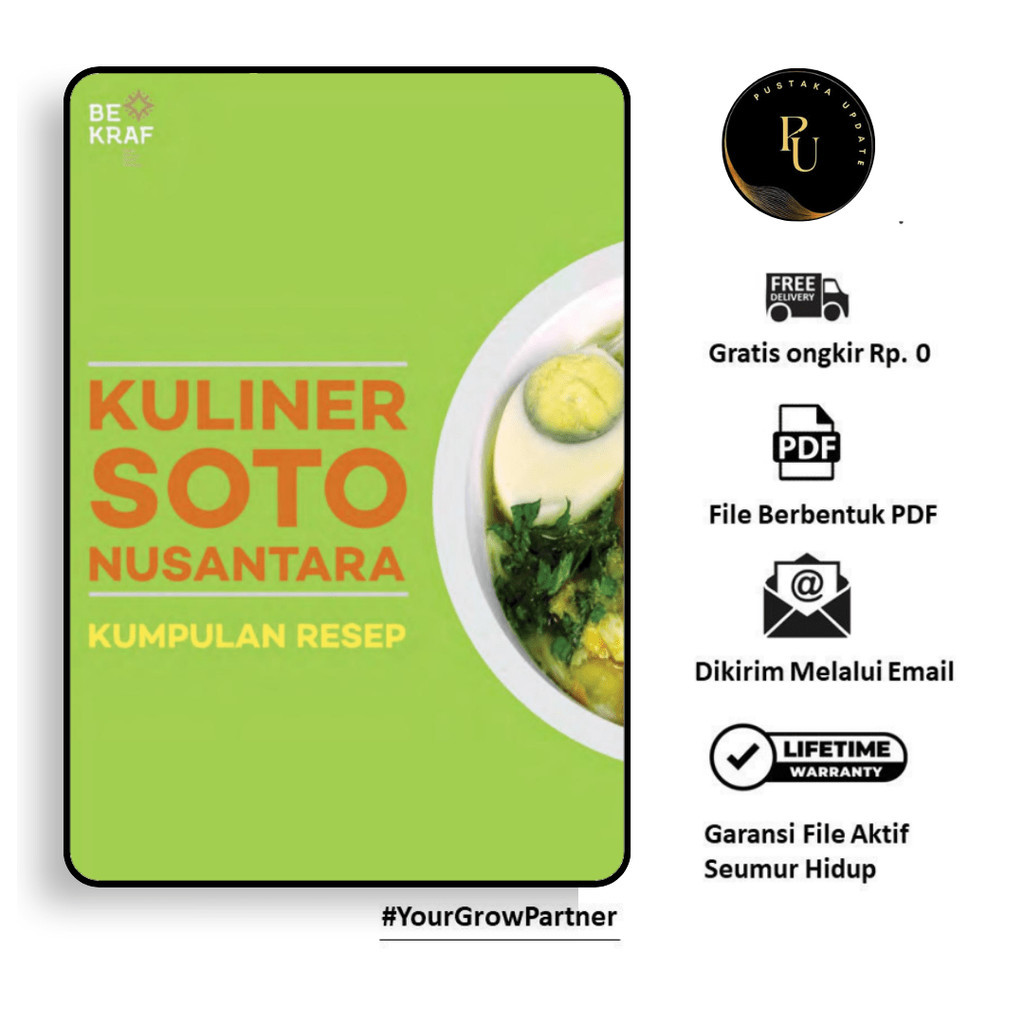 

218. KULINER SOTO NUSANTARA KUMPULAN RESEP (SUSILANINGSIH MARTINA ANDRIANI ETC.) - [-]