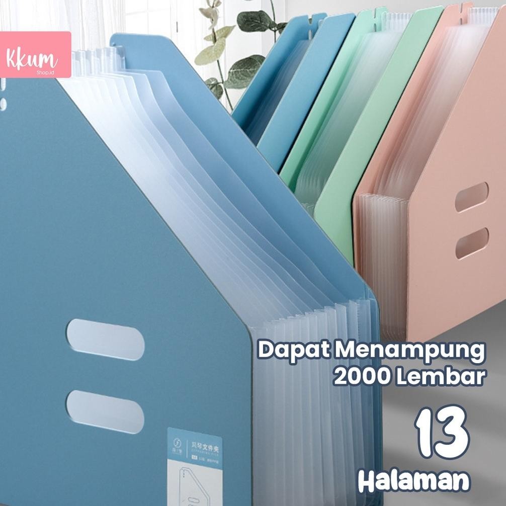 

VIRAL BAHAN TEBAL Standing file A4/ File folder document bag/ Tas dokumen file 13 sekat Me-95