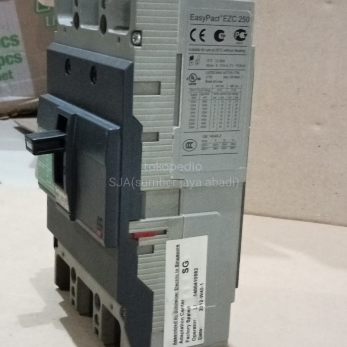 Mccb Ezc 250F 125/160/200/225/250Ampere Ori
