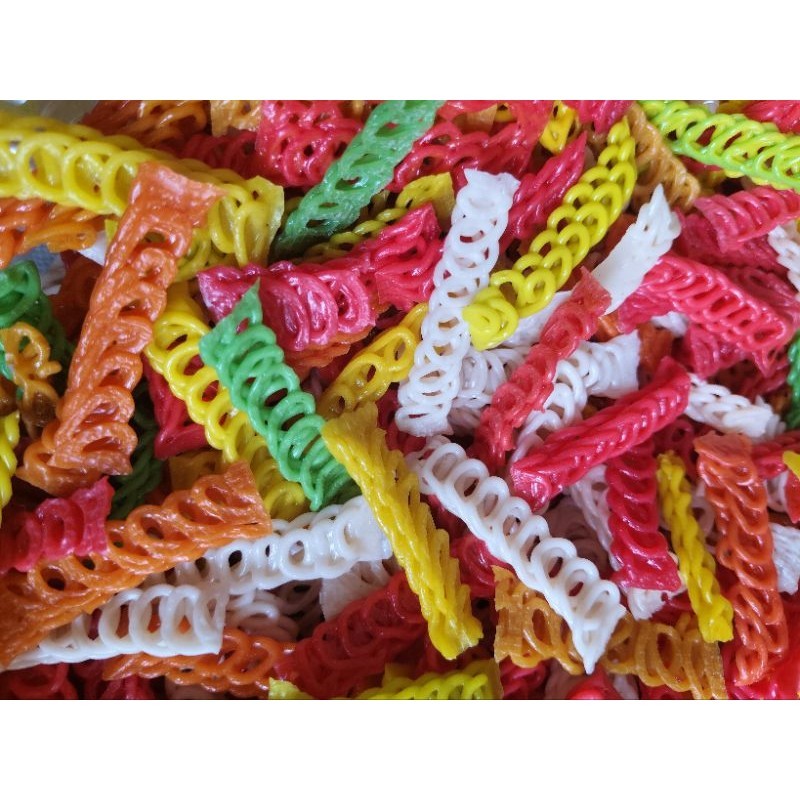 

Kerupuk Mentah Rantai Kepang // kemasan 250gr