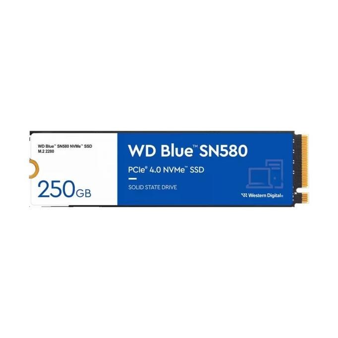 WD BLUE  250GB SN580 PCIE 4.0 NVME SSD 2807T