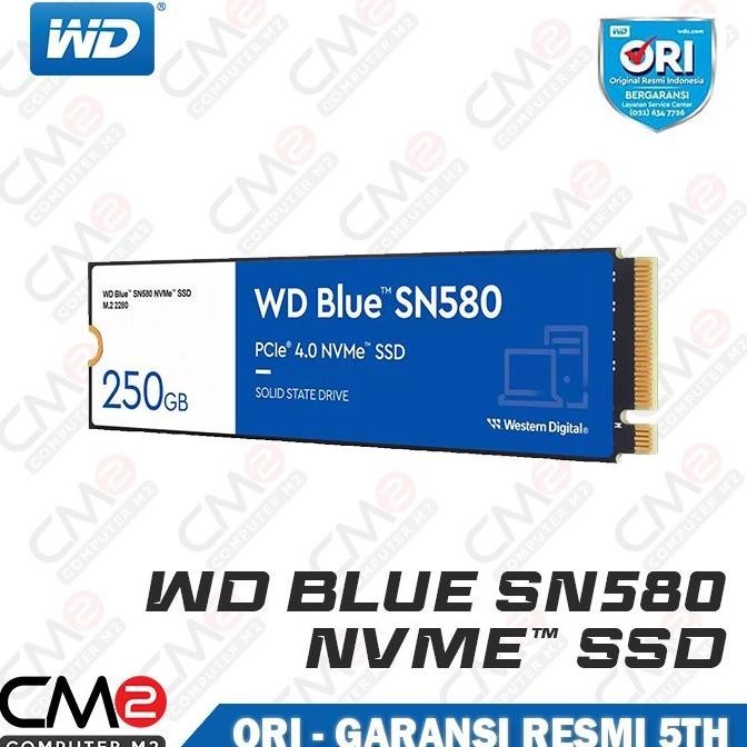 SSD WD BLUE SN580 250GB PCIE 4.0 NVME 2807T