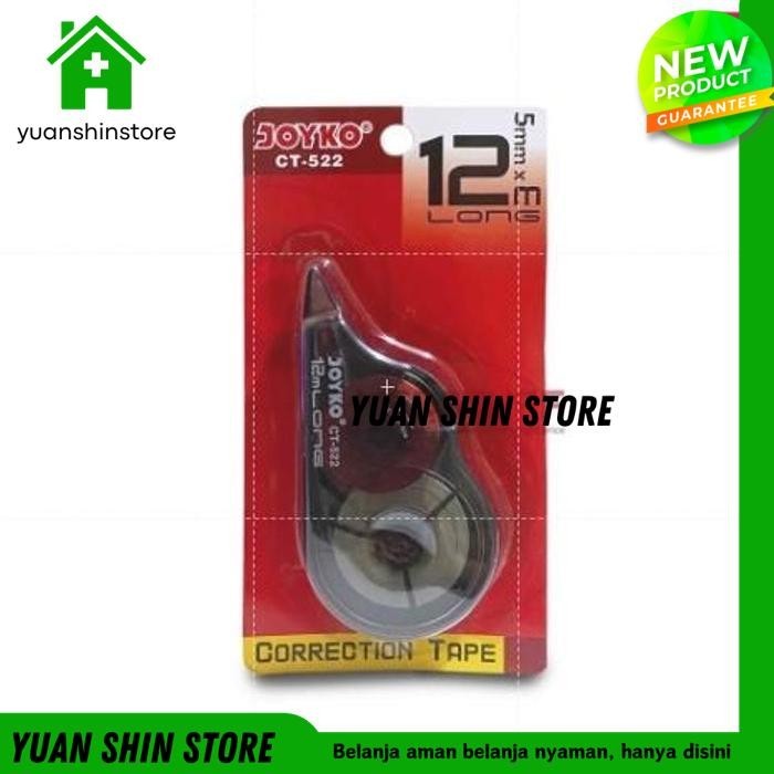 

CORRECTION TAPE JOYKO PITA KOREKSI JOYKO CT 522 BY YUAN SHIN STORE !!