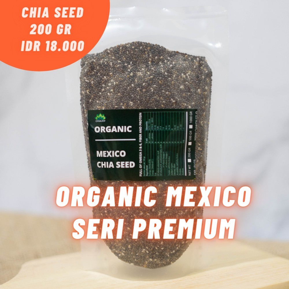 

Black Chia Seed Mexico Organic 200 Gram