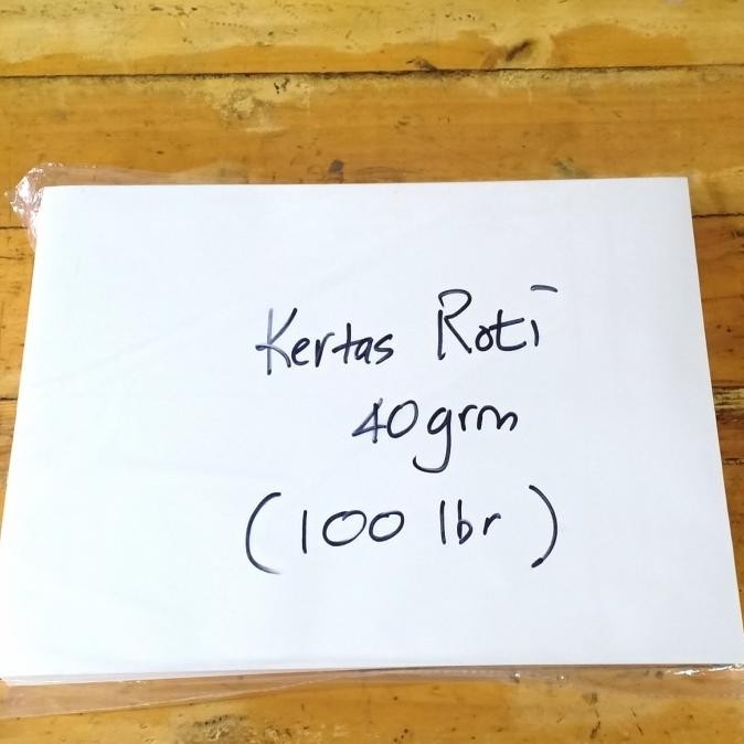 

READY STOCK KERTAS ROTI / WRAPPING PAPER / ANTI MINYAK -100 LEMBAR !!!!!