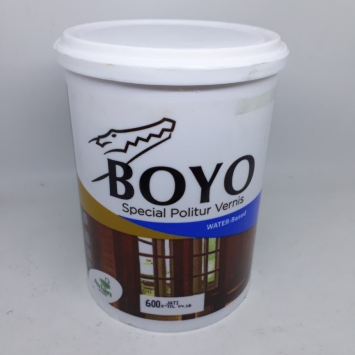 Produk PELITUR PLITUR POLITUR VERNIS KAYU BOYO WATER BASED CAMPURAN AIR 1KG