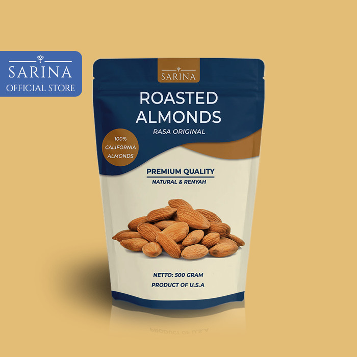 

GRATIS ONGKIR Almond Roasted / Kacang Almond Panggang PREMIUM - 500GRAM