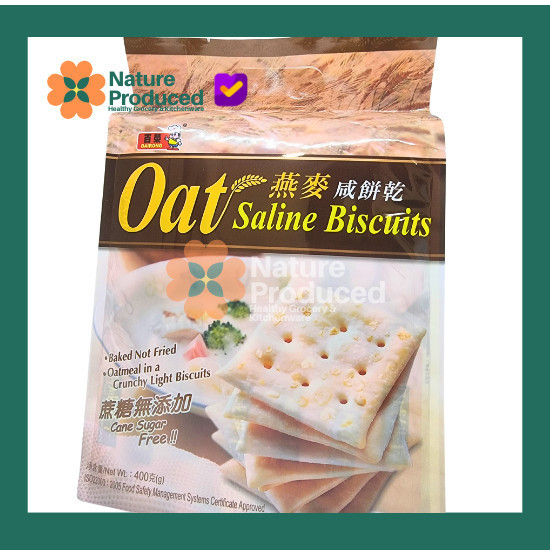 

FREE ONGKIR Bairong Oat Saline Biscuit 400Gr Snack Biskuit Diet Sehat