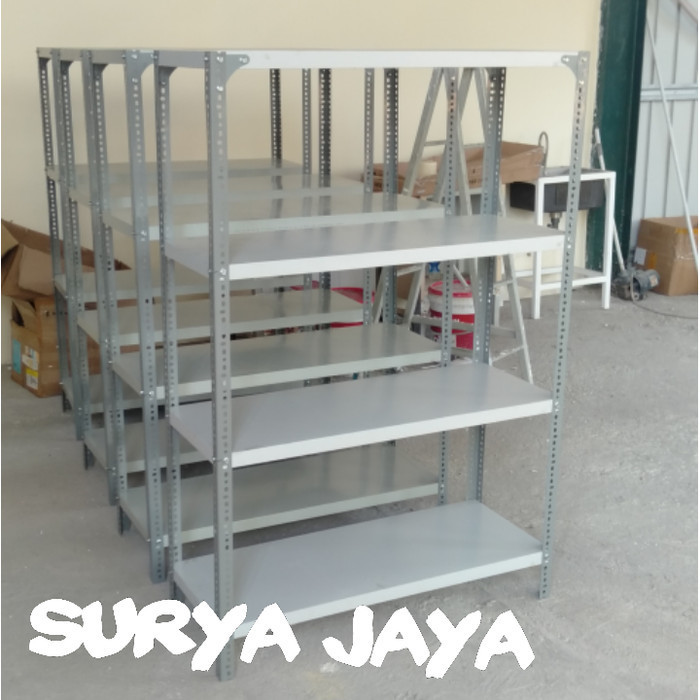 BIG SALE RAK BESI SIKU GUDANG SERBAGUNA UK 150X100X40