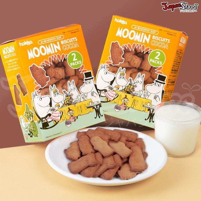 

TERBARU Hokka Moomin Valley Cripsy Cocoa Biscuit [2 Mini Pack/Kotak]