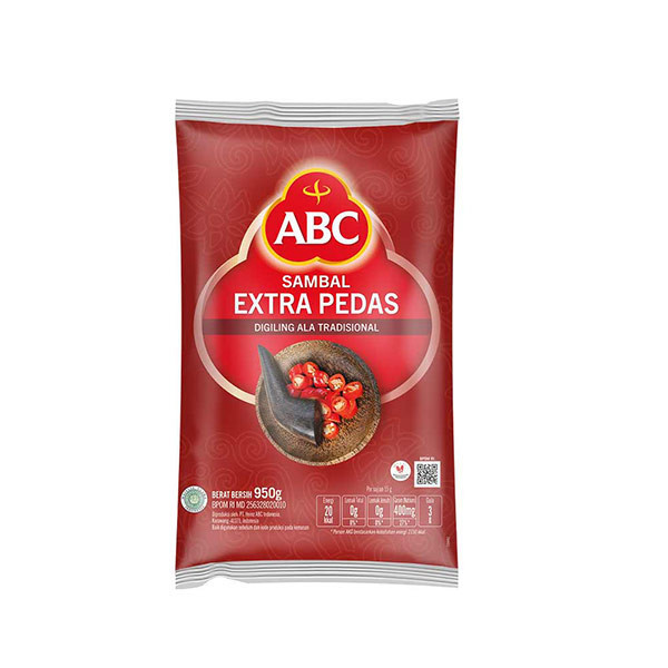 

ABC SAMBAL EXTRA PEDAS 950G