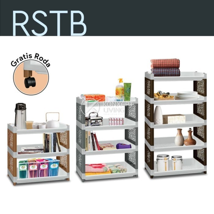 DISKON Rak Susun Plastik Serbaguna Tabitha - RSTB