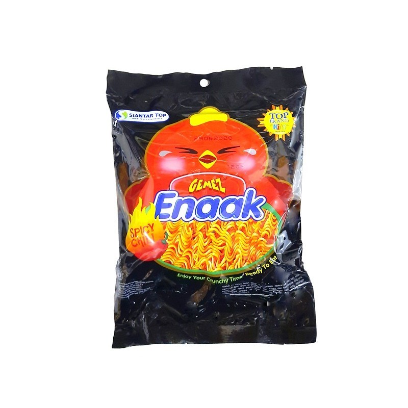 S21064 GEMEZ ENAAK SPICY CHILI SNACK 30GR MAJU BERSAMA (20251210)