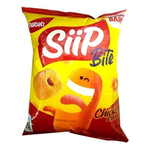 S62140 NABATI SIIP BITE CHICKEN SNACK 62GR MAJU BERSAMA (20250406)