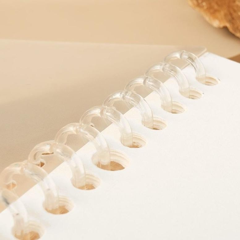 Original Easy Ring Binder Clip Diy Binding Strip A5 B5 Transparan / Ring Binder Ring Binding
