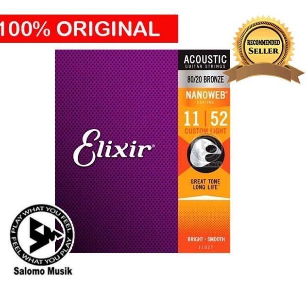 Senar Gitar Akustik Original Elixir 11027