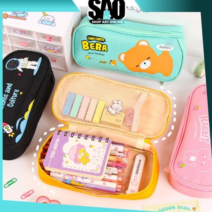 

Big Sale Sao - S5832 Tempat Pensil Resleting Model Terbaru / Pencil Case Cartoon / Kotak Alat Tulis Korea Motif Lucu / Tempat Pensil Resleting Lucu