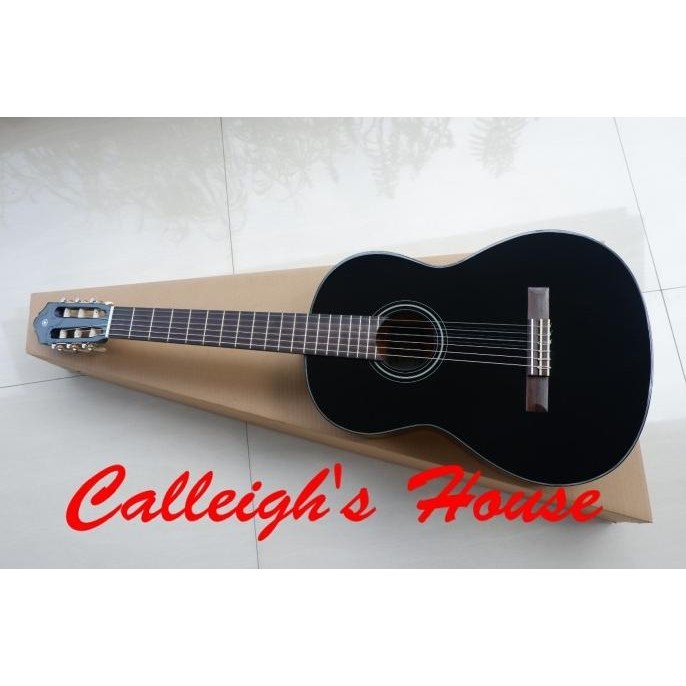 Yamaha Gitar Klasik Original Yamaha C40 Black / C-40 Bl / C 40Bl