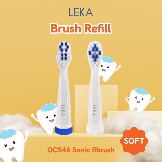 

Replacement Brush - Leka Oc546 Kids Sonic Bbrush