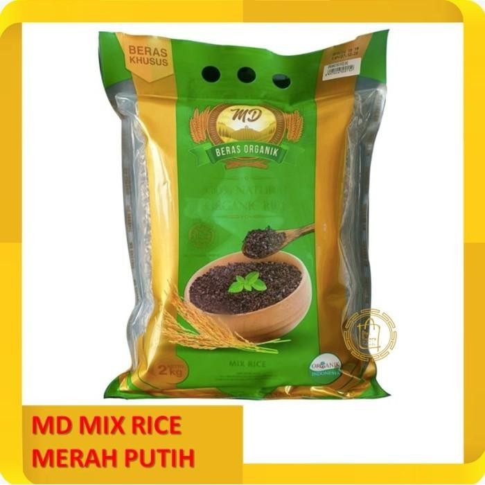 

BERAS MERAH PUTIH / WHITE RED ORGANIK RICE 2 KG MUTIARA DEWI Kualitas Terbaik