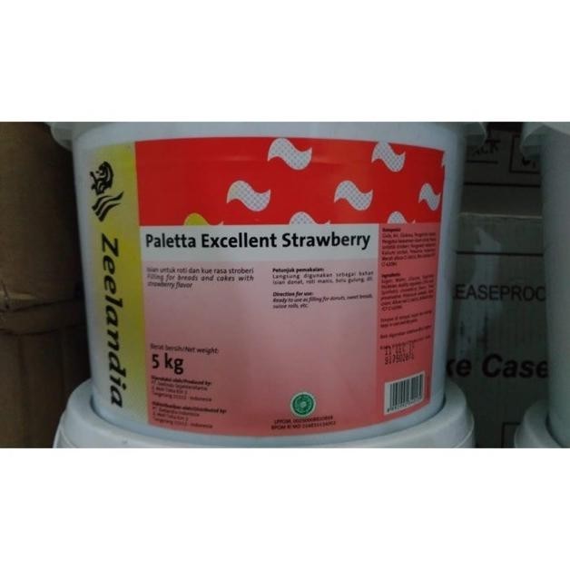 

Selai Paletta Excellent Strawberry - Zeelandia 5Kg Gosend Only!! !