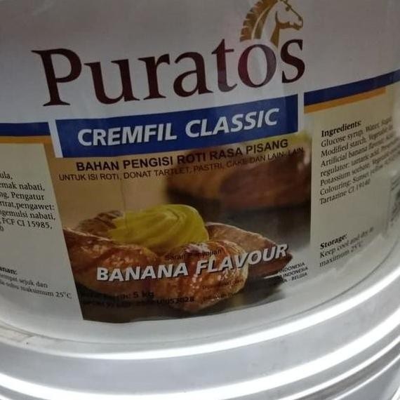 

Selai Banana Pisang Puratos Cremfil Classic Filling 5Kg