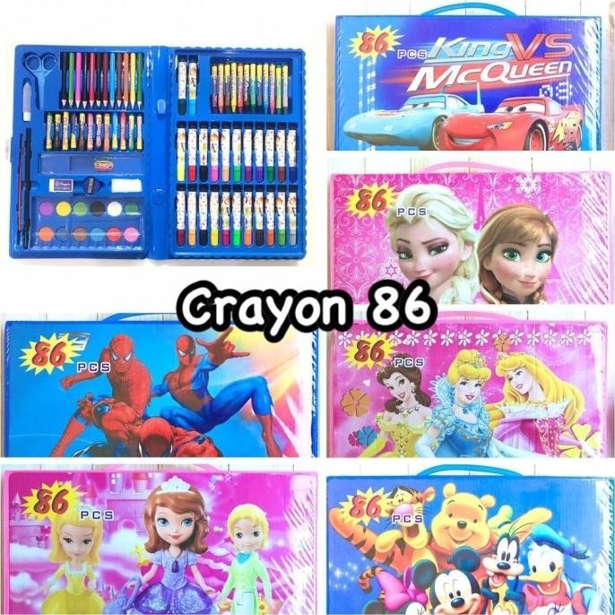 

CRAYON 86 SET CRAYON SET ANAK LENGKAP HALUS NYAMAN BAGUS BERKUALITAS BRAND OFFICIAL TERLARIS TERBARU TERMURAH UNIK COD