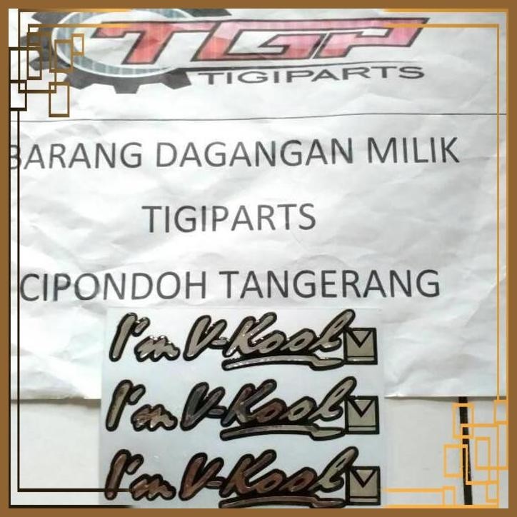

[TGP] VKOOL STIKER TIMBUL SESUAI FOTO
