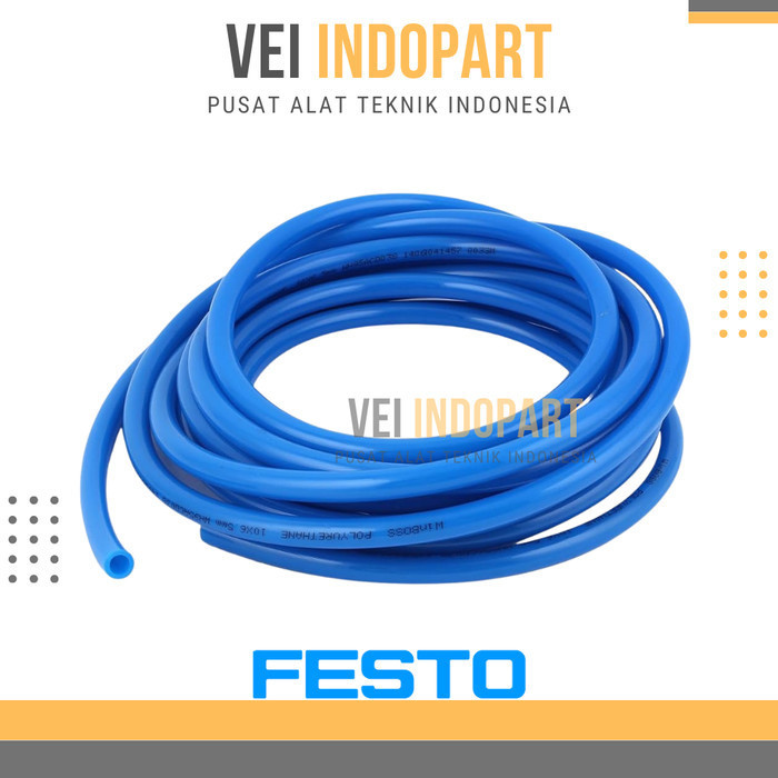 Selang Angin Festo Pneumatic Hose Plastic Tubing PUN 4 X 0,75-BL (PU)