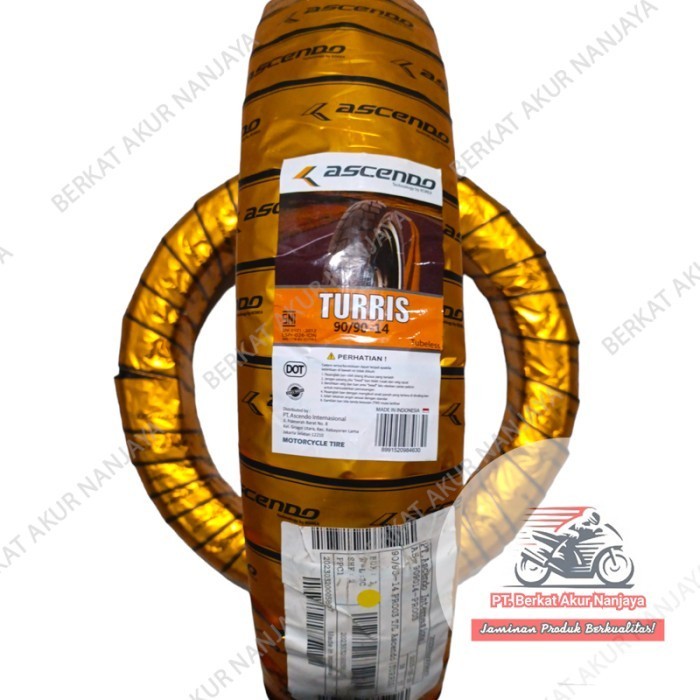 Ban Matic Dual Purpose ASCENDO TURRIS PRO 90 90 14 TUBELESS + Pentil