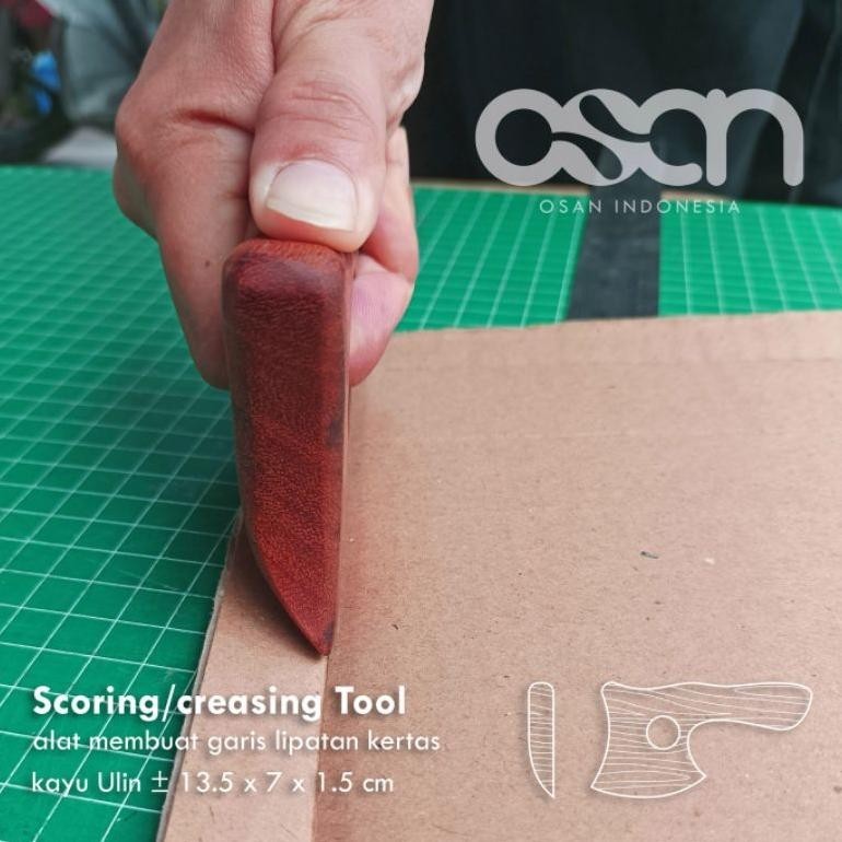 

Um57 Scoring Folding, Creasing Tool Kayu Ulin, Membuat Garis Lipat Sale