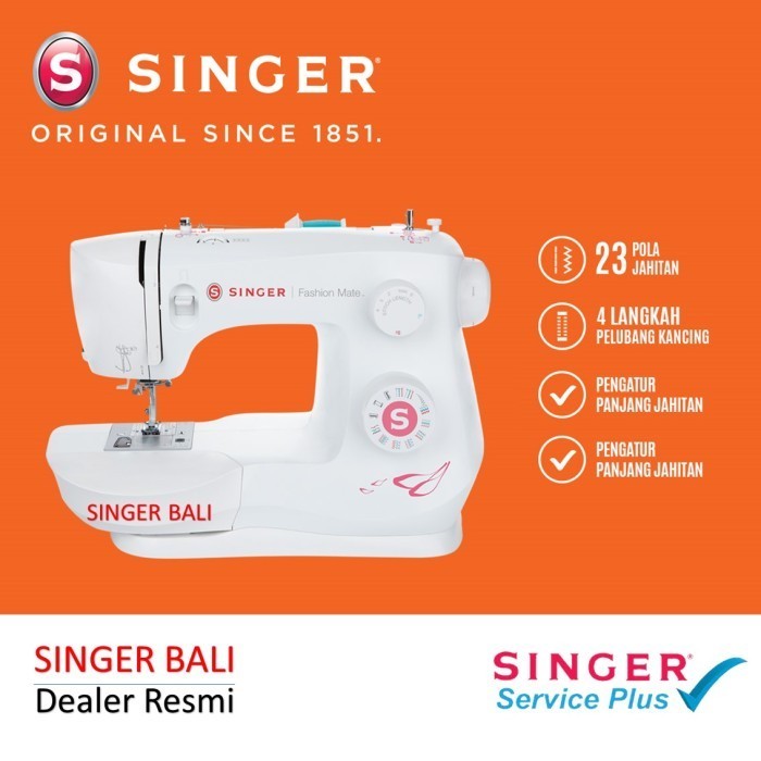 Mesin Jahit Singer Portable Fashion Mate 3333