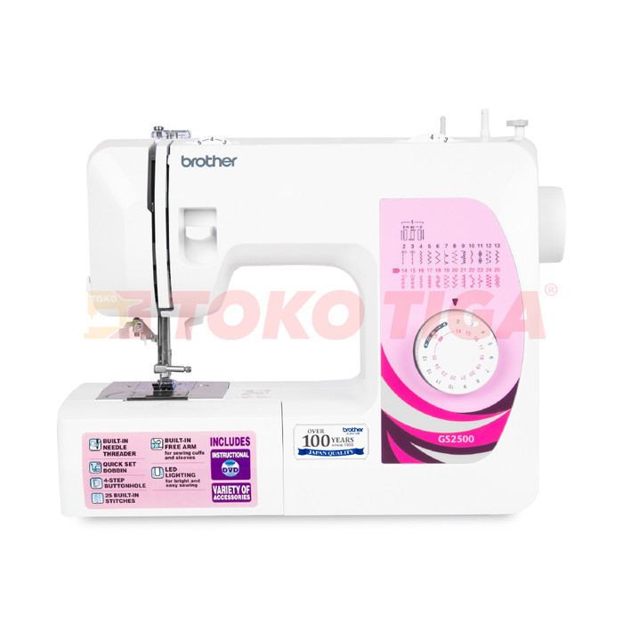 Mesin Jahit Brother Gs2500 / Gs 2500 Portable Multifungsi