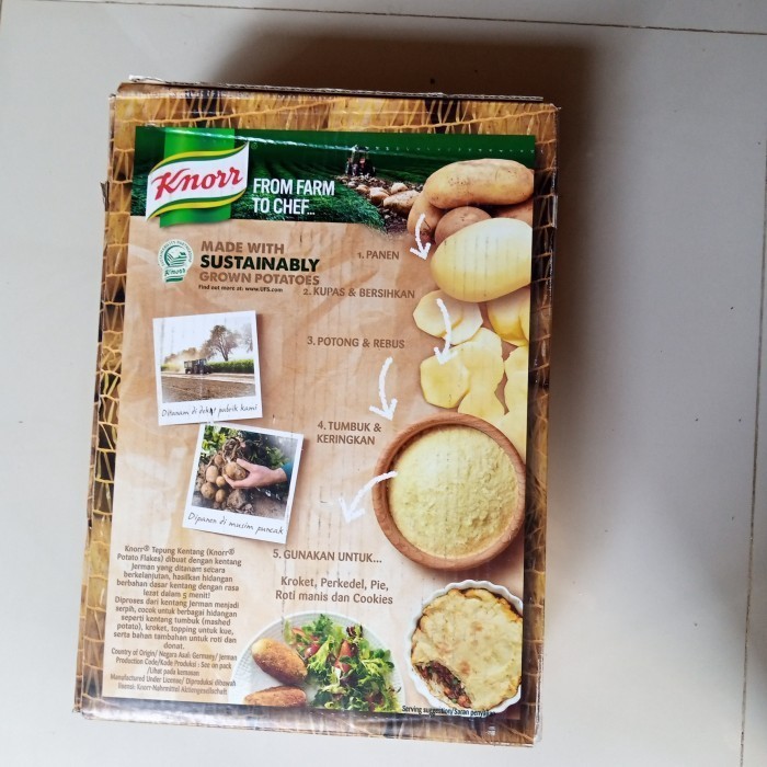 

Terbaru Knorr Mashed Potato Flakes 4Kg Tepung Kentang Terlaris Promo Ready Stok