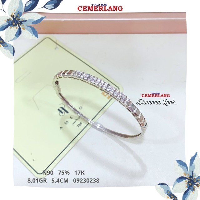 GELANG AMERO FASHION 750 17K 5.4CM 8.01 09230238