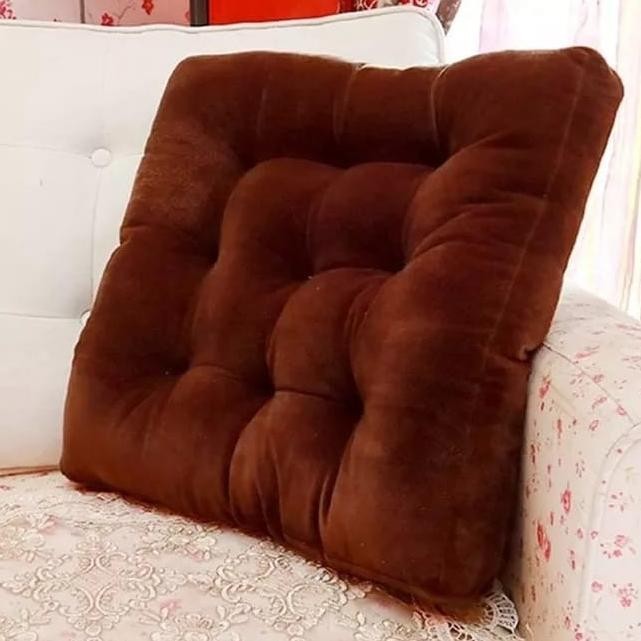 Bantal Lesehan Jumbo / Bantal Duduk Lantai / Bantal Kursi Cafe - HItam JS