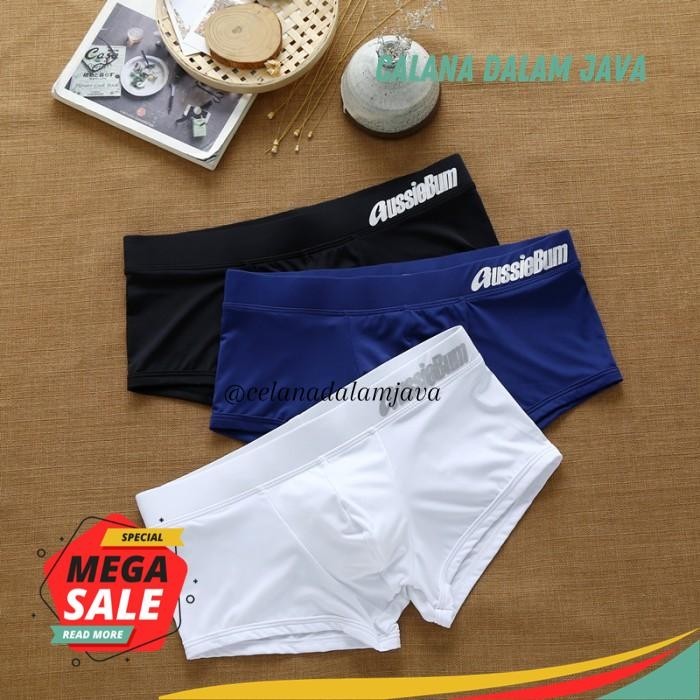BOXER BRIEF AUSSIEBUM SIDE LOGO 7 WARNA  EKSLUSIF 