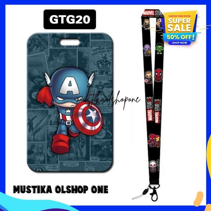 

NAME TAG ID CARD HOLDER KOREA MOTIF KARTUN HARDCASE AKSESORIS GTG UNGGULAN!