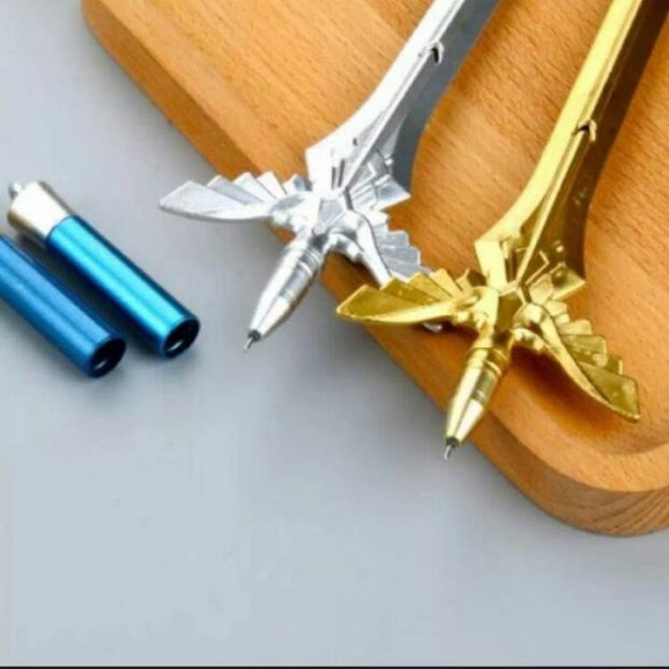 

BIG SALE 1 pcs pulpen gel karakter pedang DISKOM