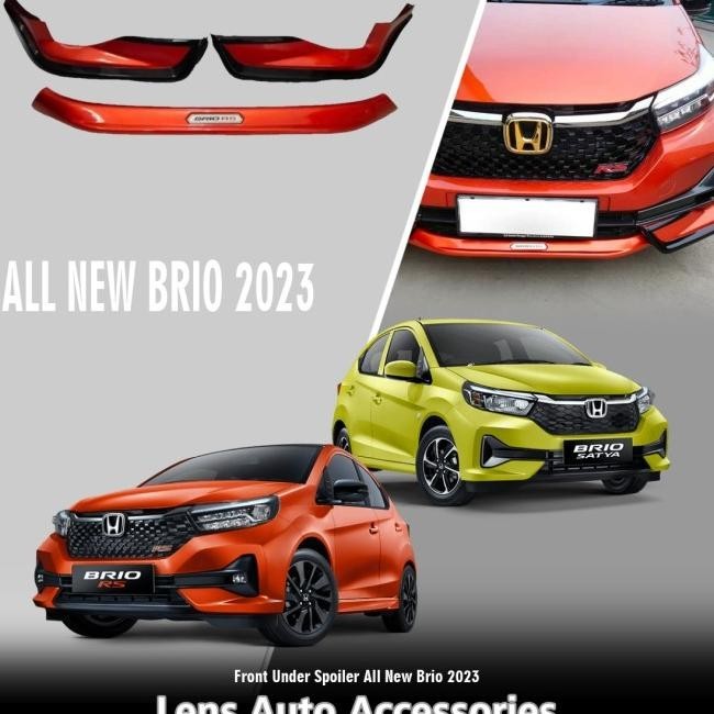 Front Under Spoiler All New Brio 2023 - Lips Bumper Brio 2023