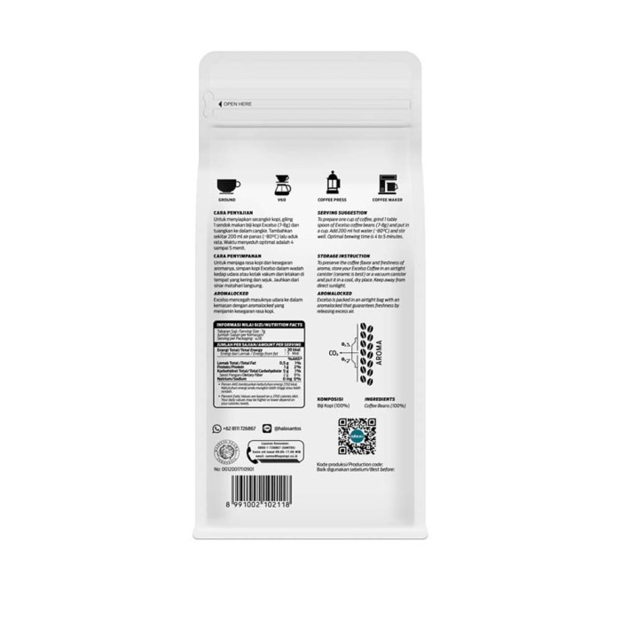 

Excelso Kopi Bubuk Java Arabica 200G