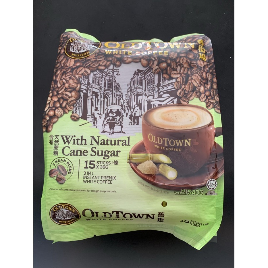 

Old Town White Coffee Cane Sugar Oldtown Kopi Malaysia Gula Tebu