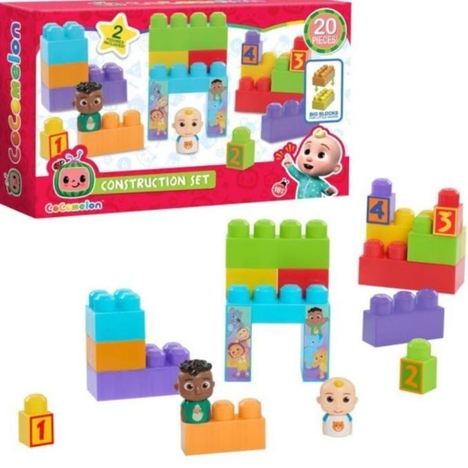 Mainan Anak Edukasi Construction Set Cocomelon