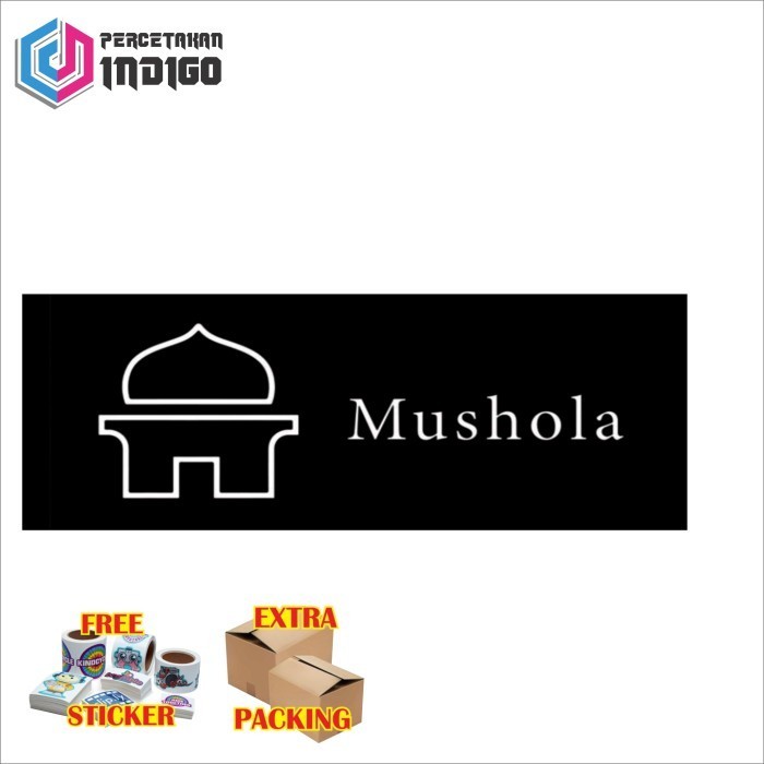 

Promo papan tanda sign board mushola type b 10 x 30 Elegan